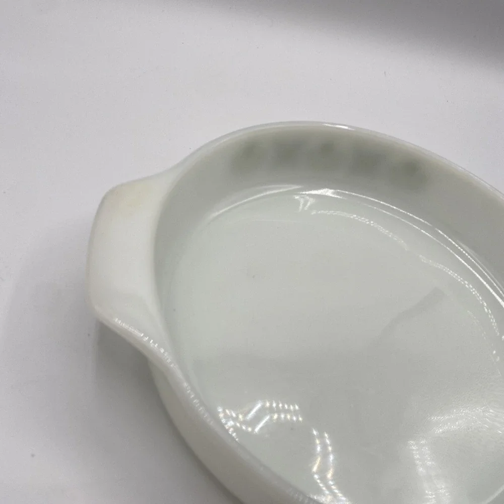 Anchor‎ Hocking Round Handled Baking Deep Pie Dish #429 Green Meadow 9